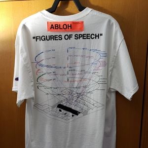 VIRGIL OBLOH OFF-WHITE FIGURES OF SPEECH MCA SHIRT